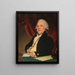 Portrait de John Sims Esq. Marchand de Londres - Lemuel Francis Abbott — gerahmtes Bild an der Wand