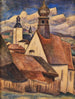 Vue sur les toits de Regen - Leo Gestel — Ansicht des Kunstwerks
