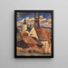 Vue sur les toits de Regen - Leo Gestel — gerahmtes Bild an der Wand