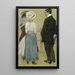 Gespräch auf der Scheveningen-Allee - Leo Gestel — gerahmtes Bild an der Wand