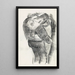 L'Umarmung - Leo Gestel — gerahmtes Bild an der Wand