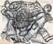 Frau mit einem Blumenstrauß für Paul Fierens - Leo Gestel — Ansicht des Kunstwerks
