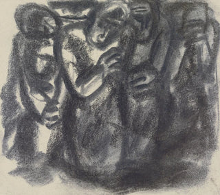 Leo Gestel - Schets van een groep mensen.webp