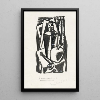 Leo Gestel - Stilleven met appel pijp en fles.webp