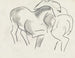 Studienblatt mit Pferden - Leo Gestel — Ansicht des Kunstwerks