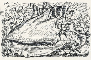 Leo Gestel - Vis en schelp in het water.webp