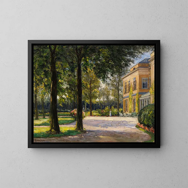 Garten in Noordwijk, Maison Offem - Leo Klein von Diepold — gerahmtes Bild an der Wand