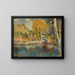 Landschaft - Leo Putz — gerahmtes Bild an der Wand