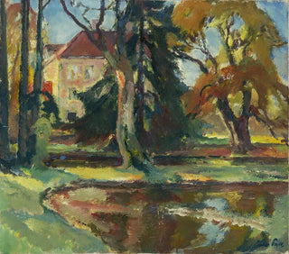 Parc du château de Fuberg à Gauting - Leo Putz — Ansicht des Kunstwerks
