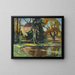 Parc du château de Fuberg à Gauting - Leo Putz — gerahmtes Bild an der Wand