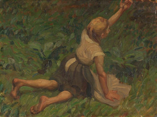 Studie über Aschenputtel - Leo Putz — Ansicht des Kunstwerks