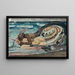 Schneckenverliebte am Meer - Leo Putz — gerahmtes Bild an der Wand