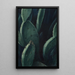 Smaragd-Kakteen - Leon Carroll — gerahmtes Bild an der Wand