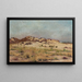 Landschaft mit Sanddünen - Leon Delderenne — gerahmtes Bild an der Wand