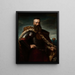 Portrait des Hetman Stefan Czarniecki - Léon Kaplinski — gerahmtes Bild an der Wand