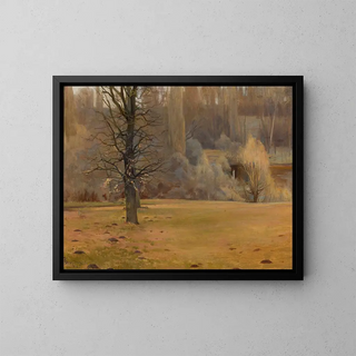 Fragment de parc - Leon Szpydrowski — gerahmtes Bild an der Wand