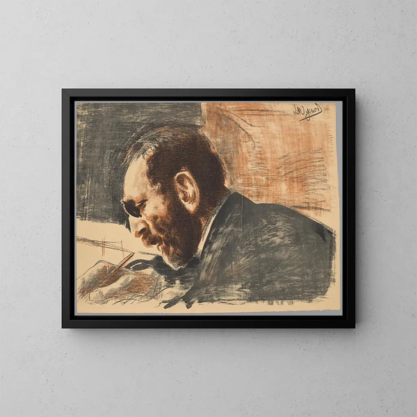 Feliks Jasieski - Leon Wyczółkowski — gerahmtes Bild an der Wand