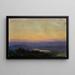 Die Weichsel bei Tyniec im Sonnenuntergang - Leon Wyczółkowski — gerahmtes Bild an der Wand