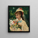 Die Blumenmädchen - Leonardo Gasser — gerahmtes Bild an der Wand