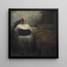 Leonora Christina im Kloster von Maribo - Kristian Zahrtmann — gerahmtes Bild an der Wand
