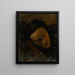 Studie eines Männerkopfes - Leopold Horovitz — gerahmtes Bild an der Wand
