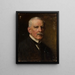 Portrait eines alten Mannes - Leopold Horowitz — gerahmtes Bild an der Wand