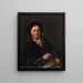Ludwig van Beethoven, der große Komponist - Léopold Radoux — gerahmtes Bild an der Wand