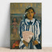 Reproduktion des Gemäldes Die Vorfahren von Tehamana (Merahi Metua no Tehamana) - Paul Gauguin