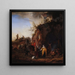 Les Bohémiens - Philips Wouwerman — gerahmtes Bild an der Wand