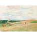 Reproduktion des Gemäldes Die Hänge von Thierceville, Mühlen, Hirte und Herde - Camille Pissarro