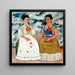Reproduktion des Gemäldes Die Zwei Fridas - Frida Kahlo
