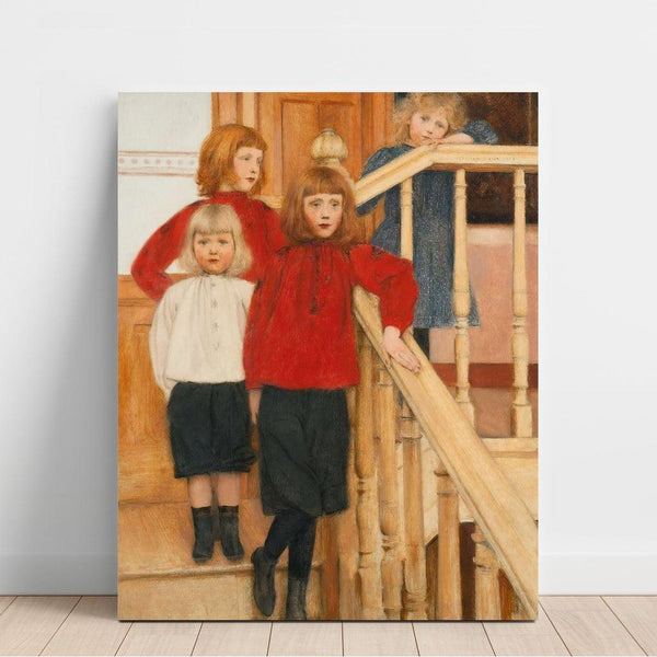 Reproduktion des Gemäldes Die Kinder von Monsieur Neve - Fernand Khnopff