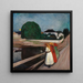 Les Filles sur le Pont - Edvard Munch — gerahmtes Bild an der Wand