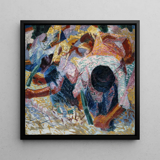 Les Pavés de la rue - Umberto Boccioni