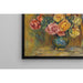Reproduktion des Gemäldes Die Rosen am blauen Vorhang - Pierre-Auguste Renoir