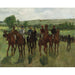 Reproduktion des Gemäldes Die Reiter - Edgar Degas