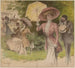Die eleganten beim Pferderennen - Georges Redon — Ansicht des Kunstwerks