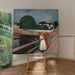 Reproduktion des Gemäldes Die Mädchen auf der Brücke - Edvard Munch