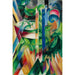 Reproduktion des Gemäldes Die kleinen Bergziegen - Franz Marc