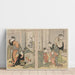 Reproduktion des Gemäldes Die eleganten Freuden der vier Jahreszeiten - Kitagawa Utamaro