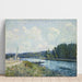 Reproduktion des Gemäldes Die Ufer der Oise - Alfred Sisley