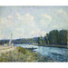Reproduktion des Gemäldes Die Ufer der Oise - Alfred Sisley