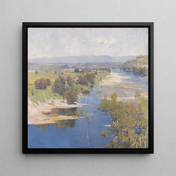 Les transparents violets de midi - Arthur Streeton
