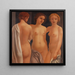 Die drei Grazien - Bruno Paul Seener — gerahmtes Bild an der Wand