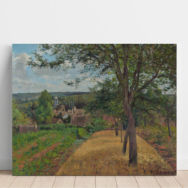 Les vergers de Louveciennes - Camille Pissarro | Reproduction Tableau Décoration murale affiche copie