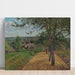 Reproduktion des Gemäldes Die Obstgärten von Louveciennes - Camille Pissarro