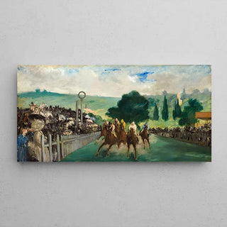 Die Rennen in Longchamp - Edouard Manet