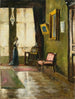 Dame an der Fensterfront vor einer Staffelei - Lesser Ury — Ansicht des Kunstwerks