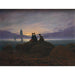 Reproduktion des Gemäldes Mondaufgang über dem Meer - Caspar David Friedrich