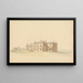 Konzeption für eine Villa im Tudor-Stil - Lewis Vulliamy — gerahmtes Bild an der Wand